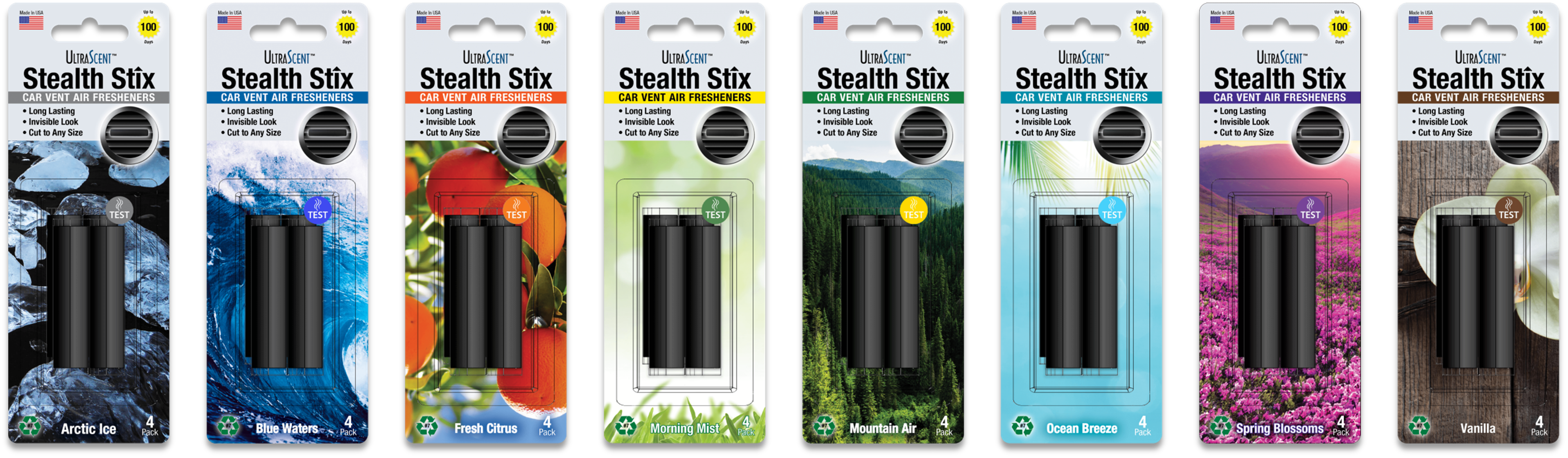 UltraScent Stealth Stix 4-Pack Product Line