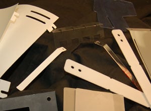 Die cut plastic